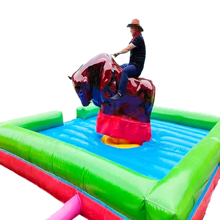 Zhuoyuan Wholesale Price Inflatable Controls Rodeo Bull Mechanical Bull Ride For Adults