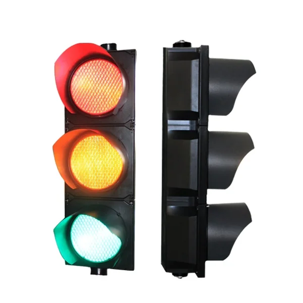 CE certificate 200mm 3 aspects Tri-color full ball LED traffic signal light