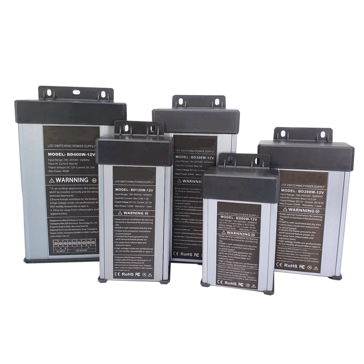 
 3 года гарантии 300 Вт 12 В 25 А водонепроницаемый Светодиодный источник питания  