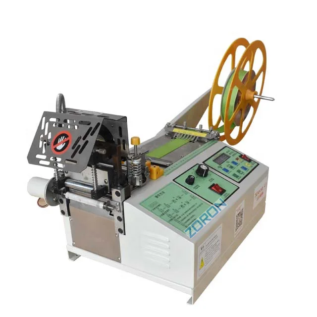 Oblique angle high quality hot  fabric tape cutting machine ribbon cutter webbing headband hair bows cutting machine
