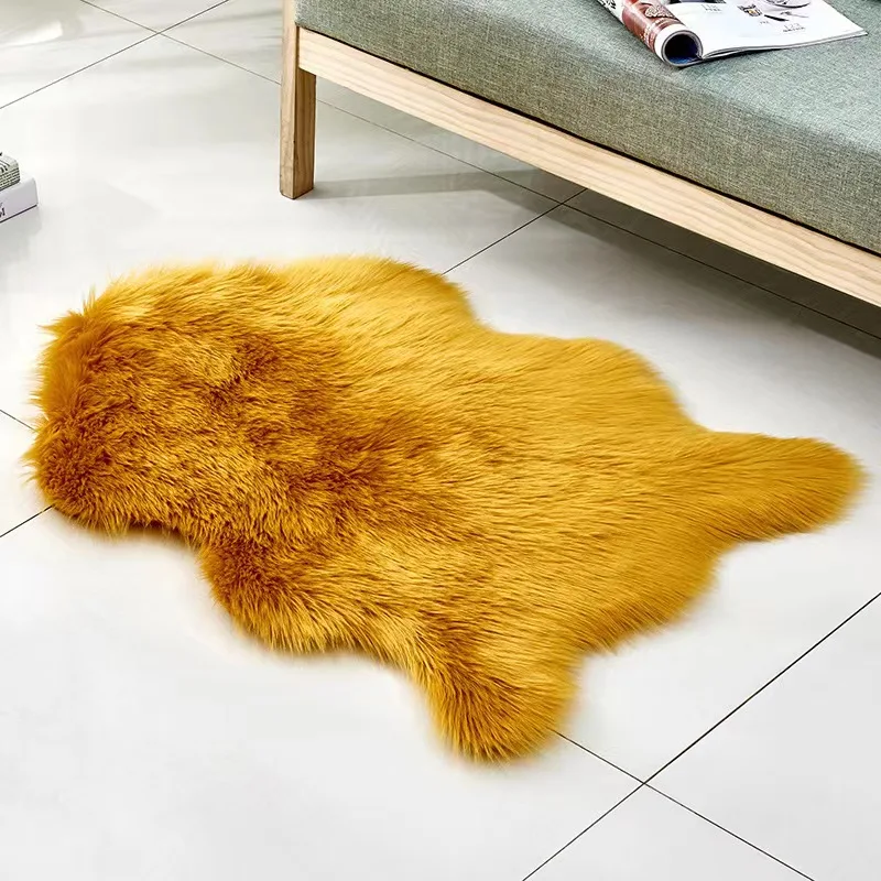 Professional manufacturer sale Low priced faux  fur rug carpet