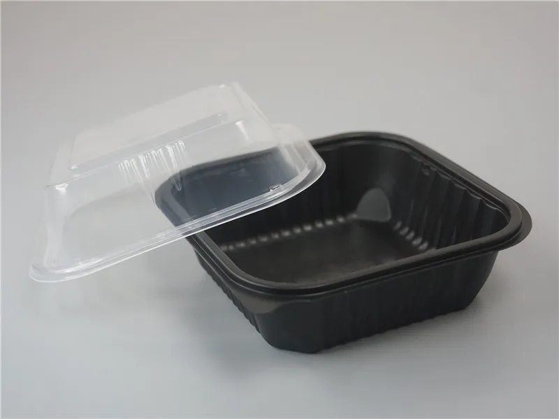 Герметичный одноразовый контейнер для еды с 3 отделениями в блистере 9 дюймов
