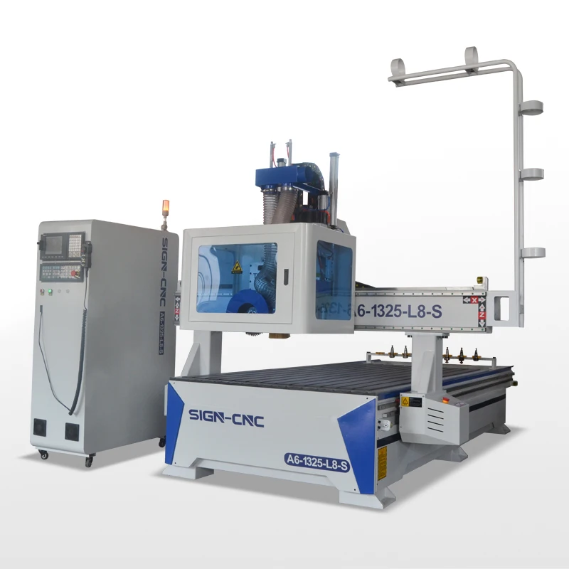 Jinan Sign CNC Завод Фрезерный Станок С ЧПУ По Дереву ATC Пилой 1325