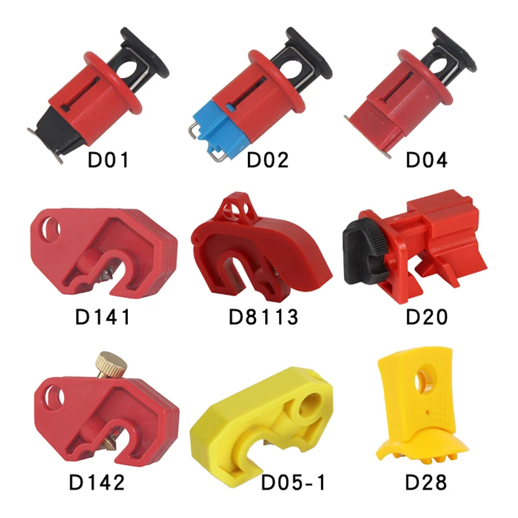 Electrical Locking Circuit Breaker Lockout Clamp On Loto