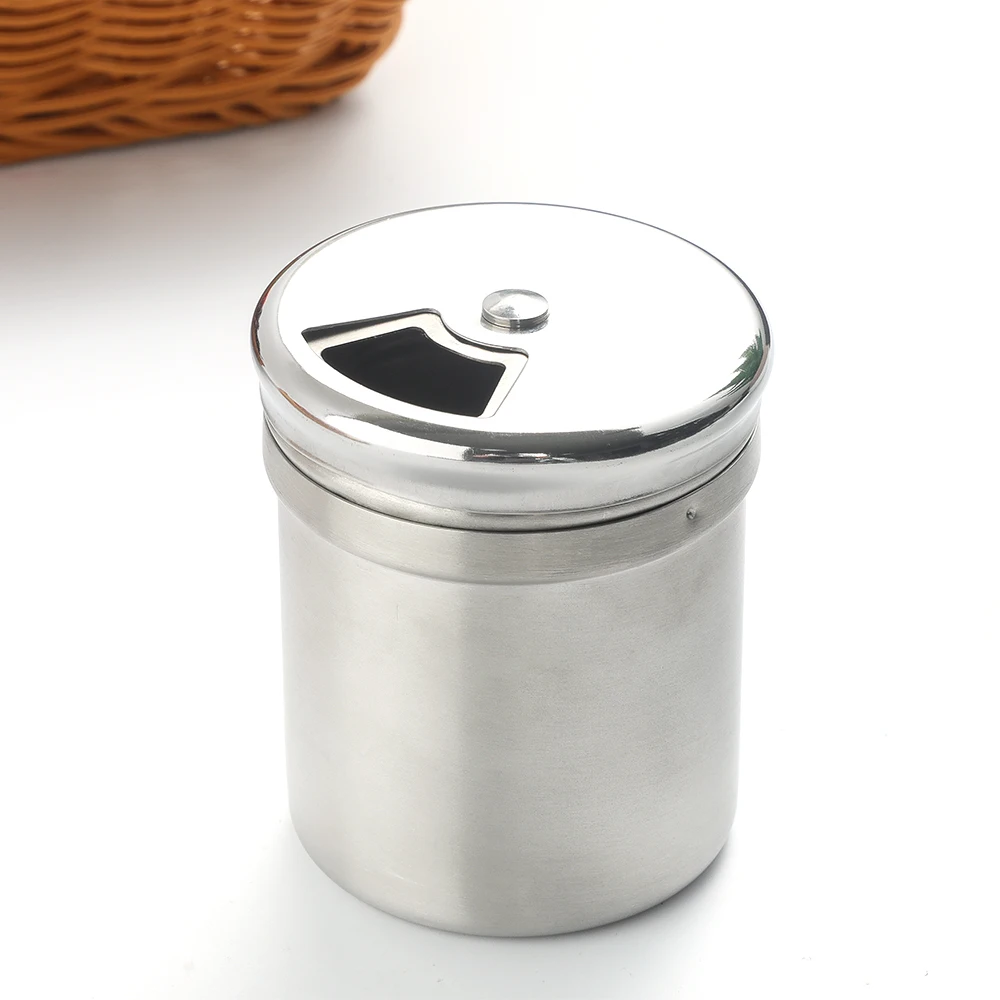 Factory Direct Sale Leakproof  SS304 cruet kitchen mini disposable salt and pepper shaker For BBQ Outdoor