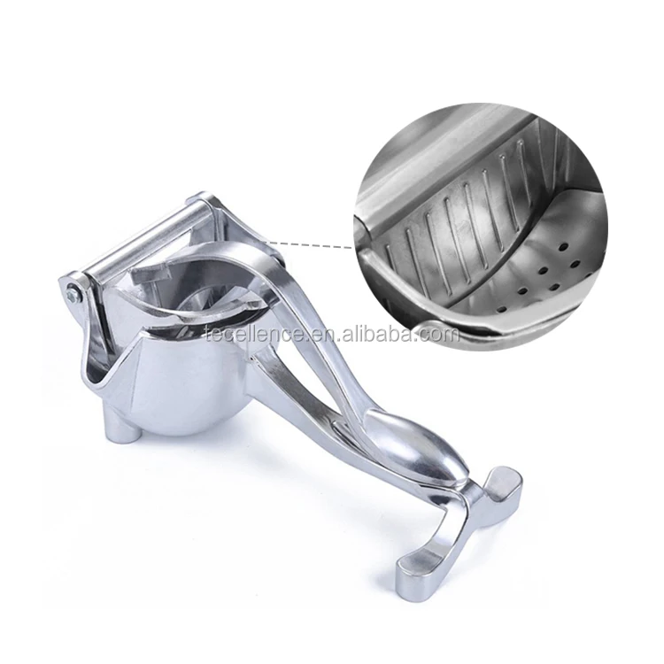 
Premium Metal Aluminum Juicer Maker Fruit Squeezer Lemon Hand Press for Lemons Citrus and Watermelon 