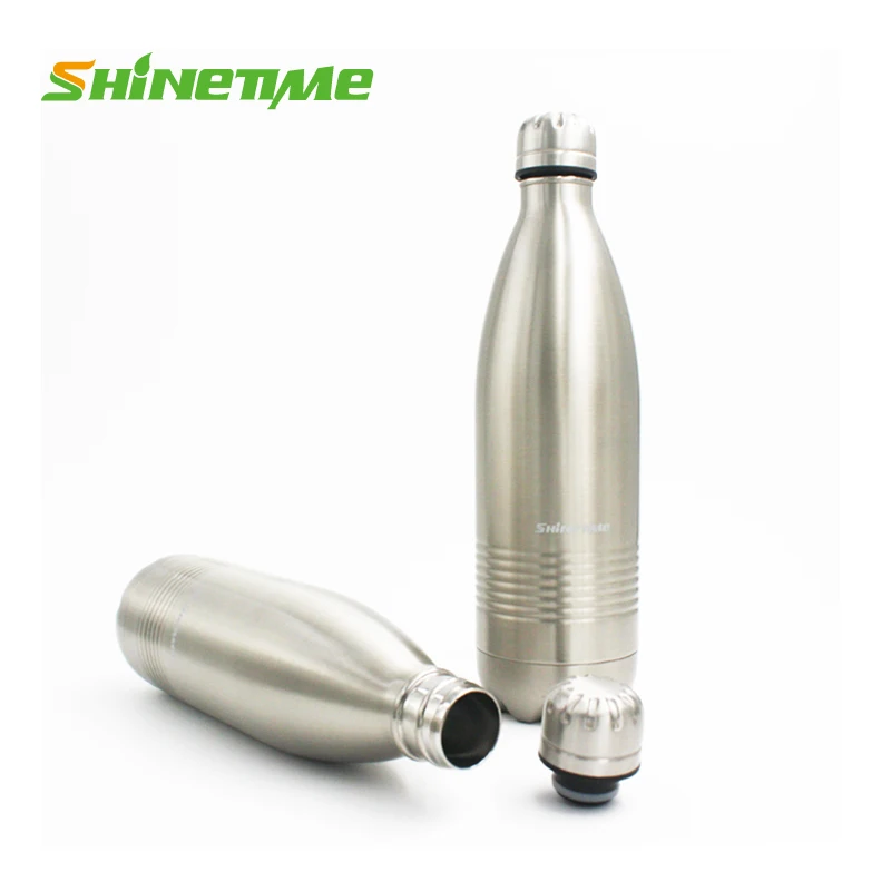 2022 Hot Selling Custom Logo&Color Double-walled Stainless Steel Insulated Cola Shape Water Bottle Portable Tumbler For Cycling