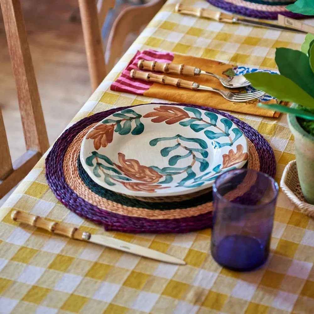 Wholesale Seagrass Table Mat/ Placemat Table Decor Multi Color Wall Decor Vietnam Handicraft