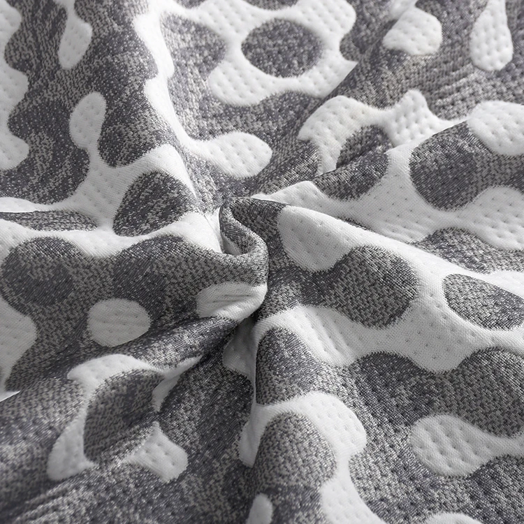 
Hot Selling High Quality Knitted Fabric Waterproof Knit Ticking Jacquard Mattress Cover Mattress Pillow Fabric 