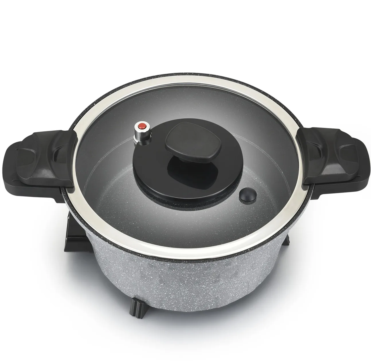 High Quality Low Pressure  Cooker  Home Indoor Smokeless non-stick coating Electric Cooker Wok