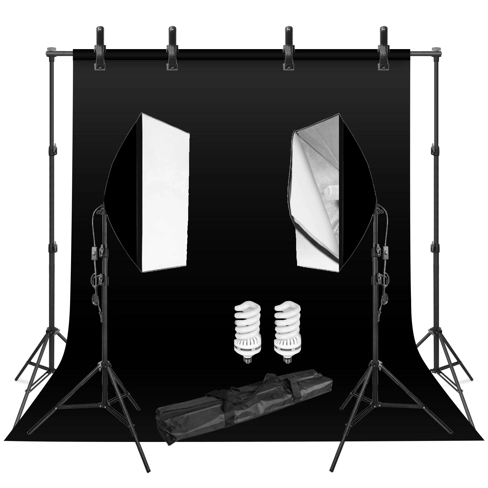  Комплект освещения sofbox для фотосъемки Свадебная подставка поддержки камеры декоративный белый черный цветок с