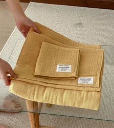 MRTONG 100% Cotton Bath Towel Baby Hand Towel Gauze Washcloth