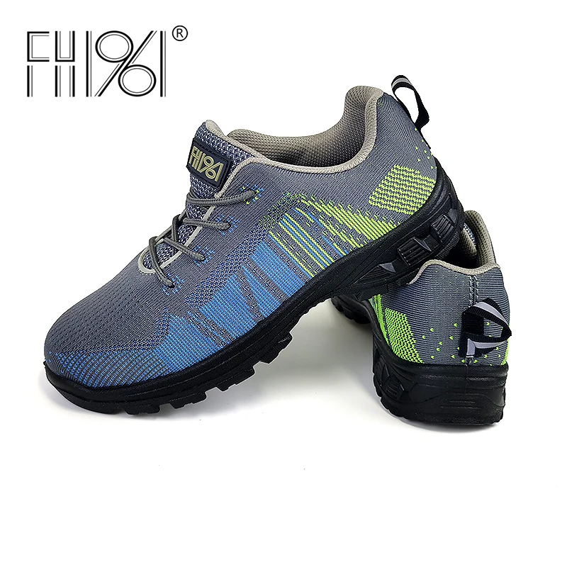 FH1961 Hot Sale High Quality Rubber Work Safety Shoes Anti-odor Breathable Sneakers