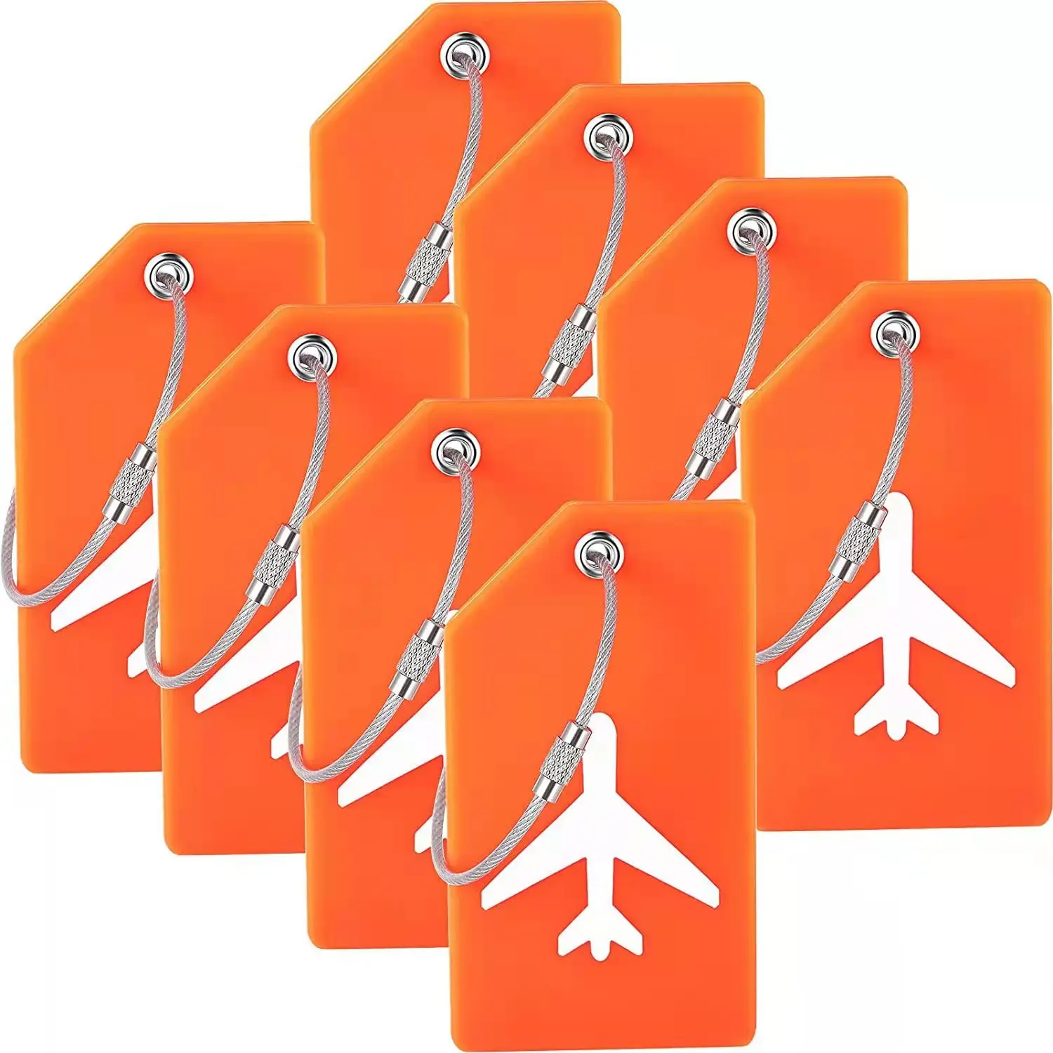 Silicone Luggage Tags For Suitcases Travel Bag Standard Size Privacy Protection Label Flight Baggage Accessories Custom Logo