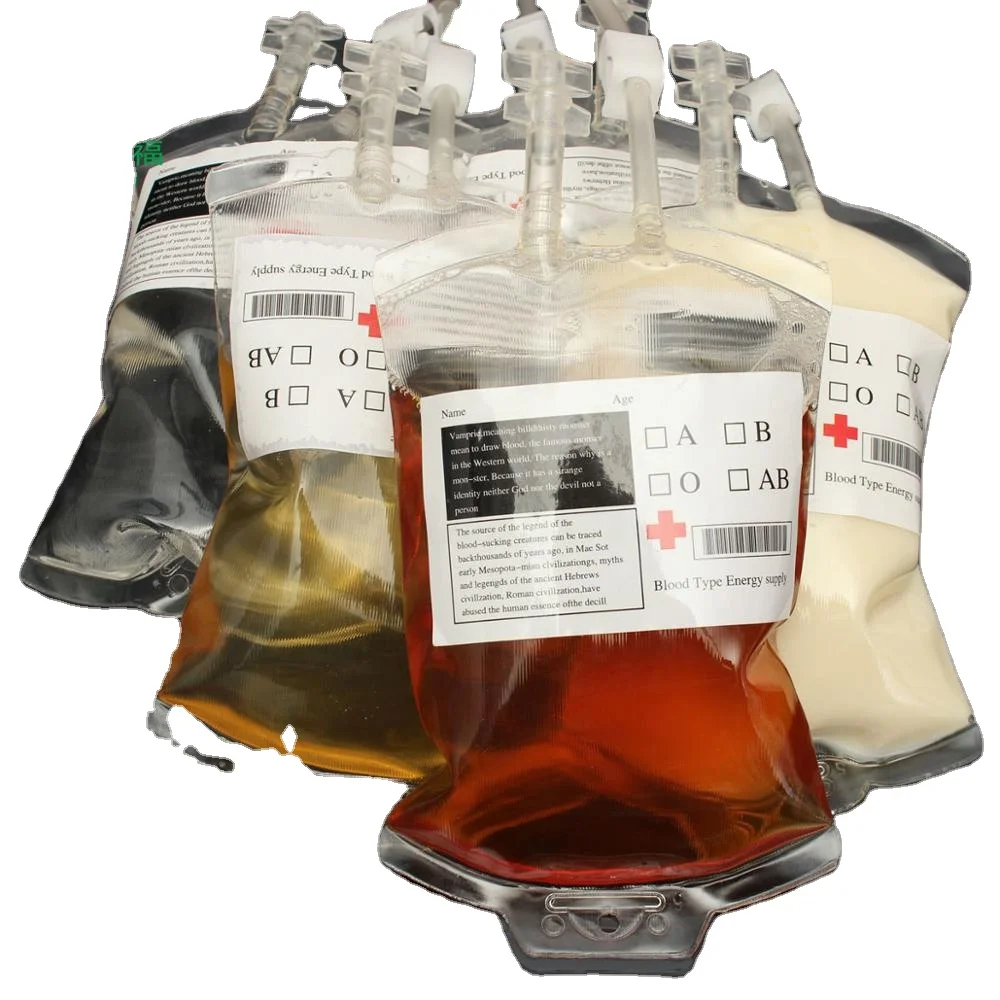 Пейте пакеты с кровью сока для праздничного