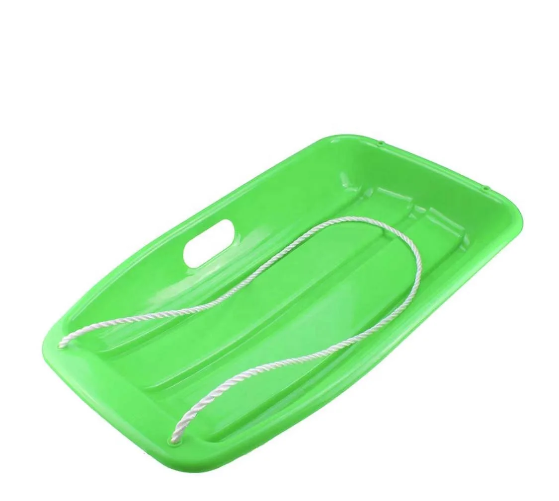 DROP SHIPPING Plastic PE Snow sled Skiing Board Slider Sledge Toboggan Sliding Skating Winter Sports