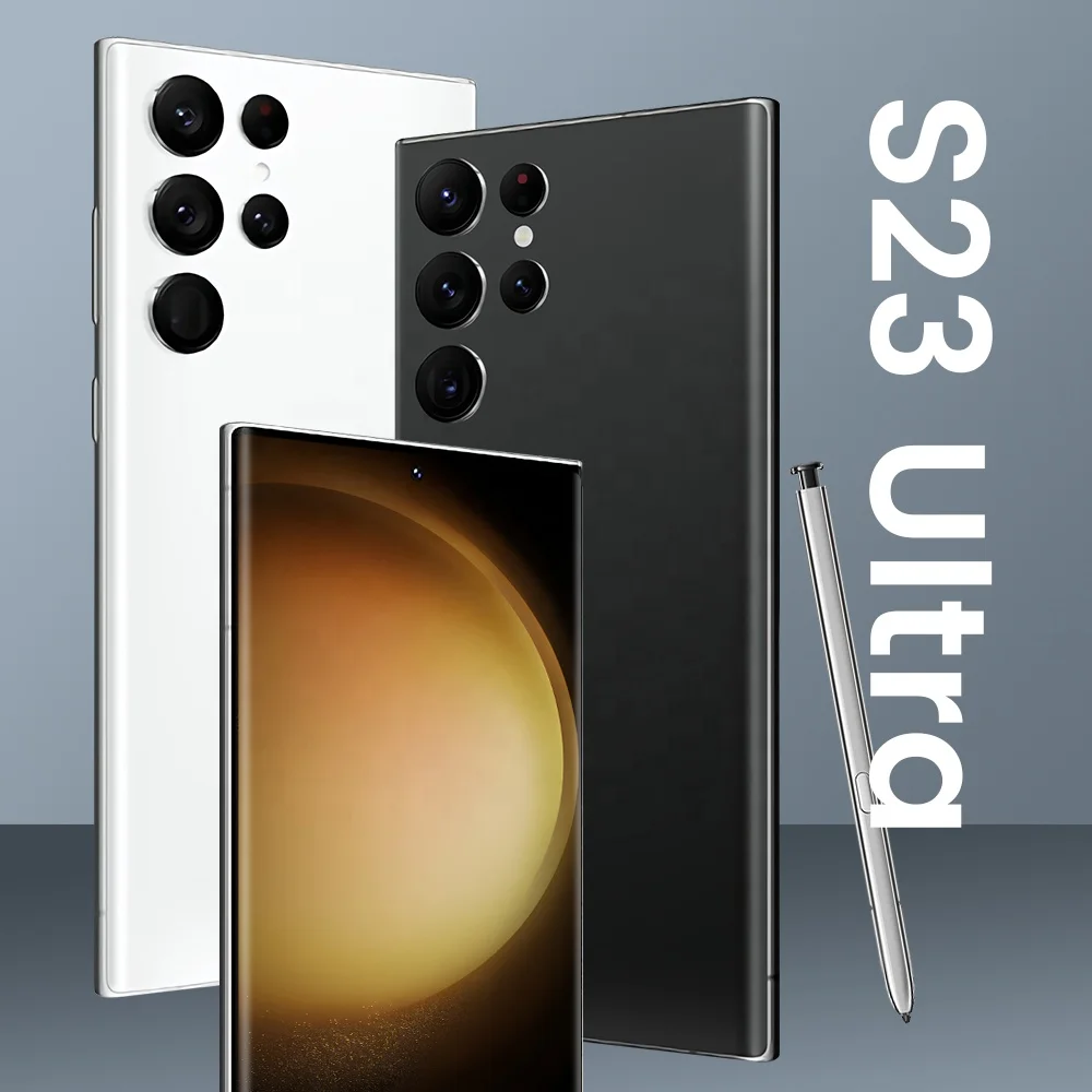Новый оригинальный смартфон S23 Ultra 5G 16GB 1TB Snapdragon 8 10 core со стилусом 7 3 дюйма большой экран Android 13 мобильный телефон