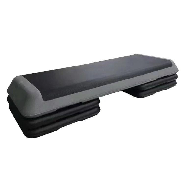 Step Up And Down Adjustable Aerobic Step Platform with 4 Risers