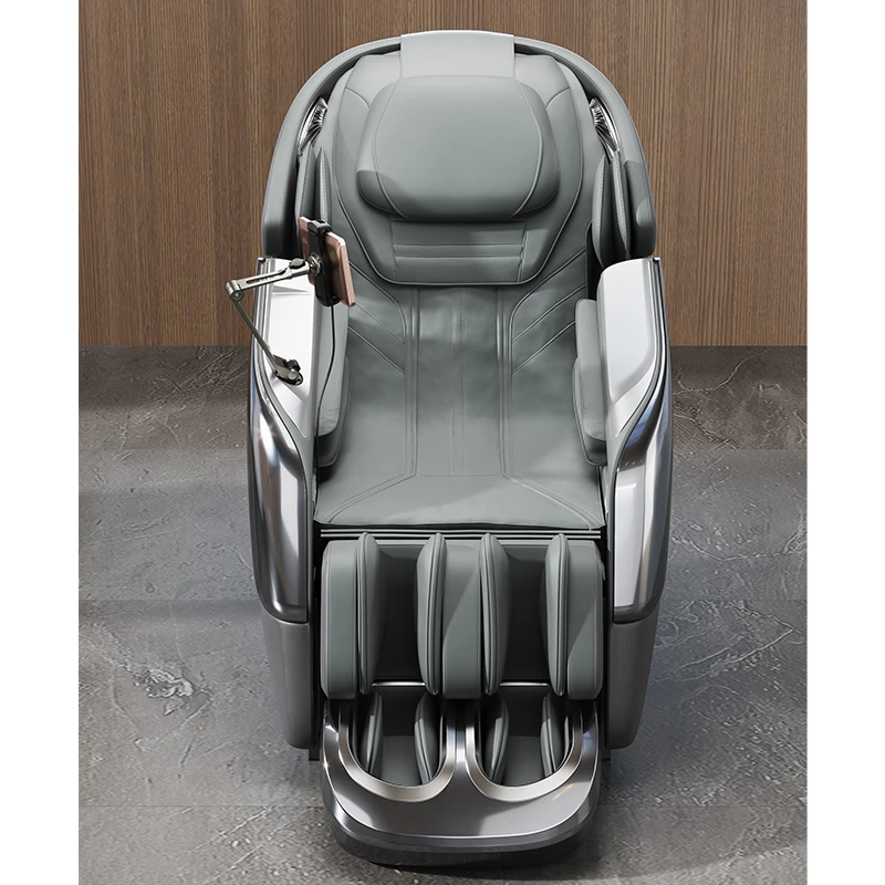 2024 Modern Air Pressure 3d Zero Gravity Heating Neck Back Shoulder Waist Buttock Foot Full Body Massage Chair