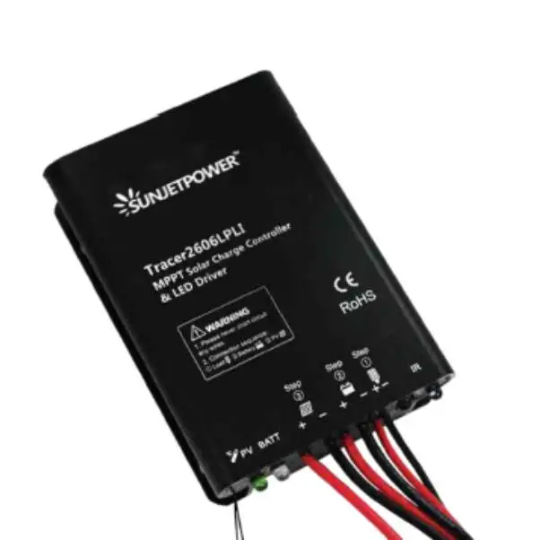 Высокоэффективный 12 В DC smart MPPT Солнечный контроллер для солнечной системы освещения