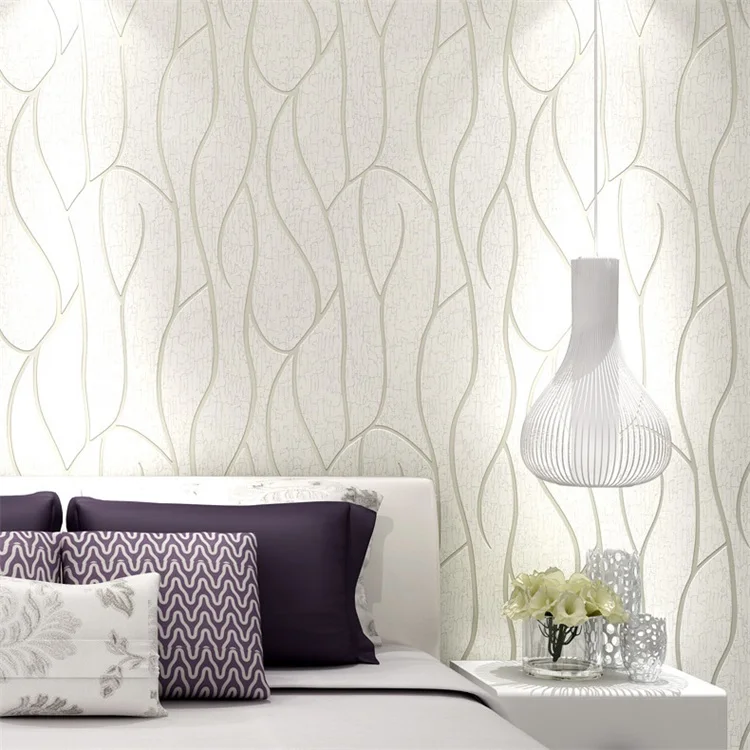 High quality non-woven fabric modern beautiful bedroom 3d wall paper wallpaper