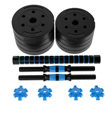 Juego de mancuernas de pesas ajustable de cemento ambiental de set pesas 10kg 15 kg 20 kg