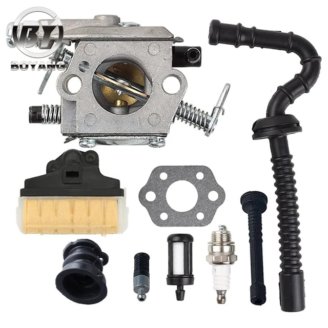 MS250 Carburetor Air Filter Adjustment Kit for Stihl MS250 Carburetor 021 023 025 MS210 MS230 Saw Parts Replacement