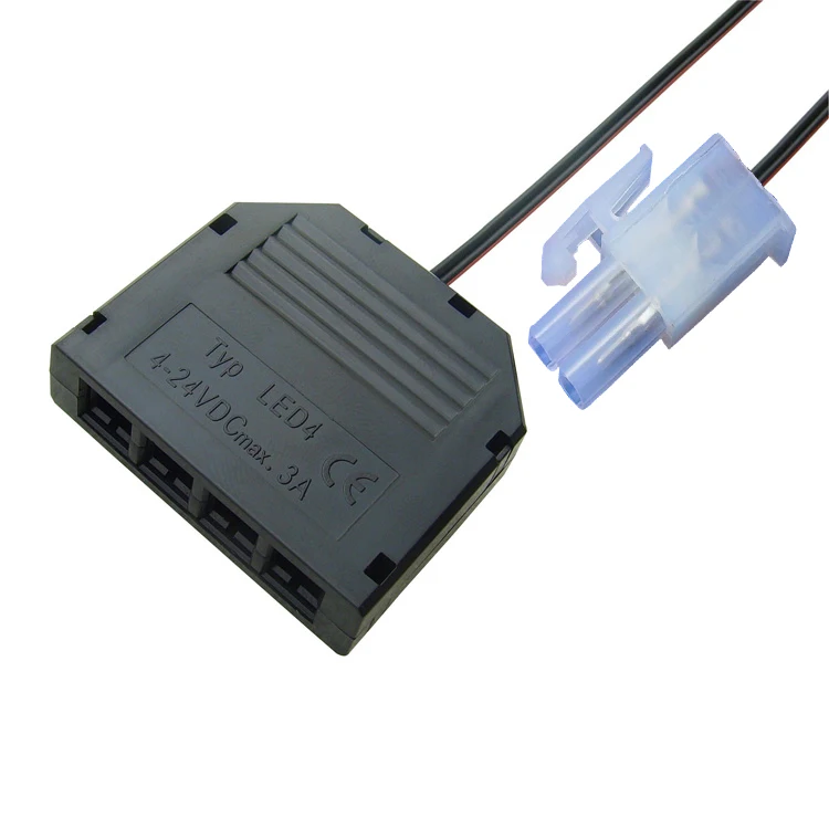 12V 3A micro molex 2pin wire connector L813 male plug lead for LED furniture kitchen cabinet light hardware accessories