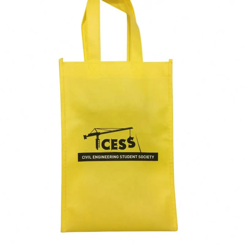 Chinese export Advertising cloth shopping bags with carrying handle