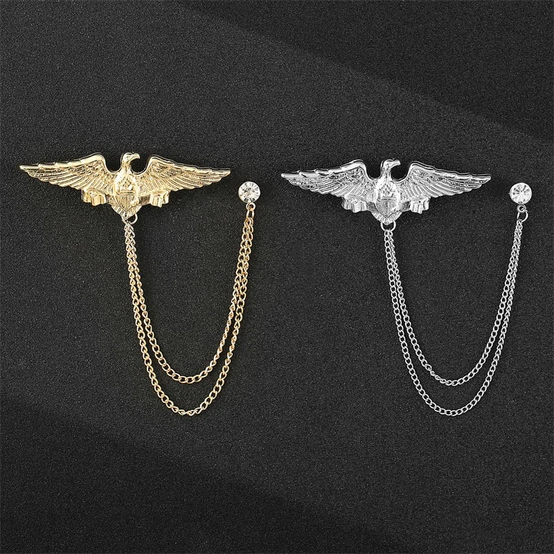 Wholesale cheap luxury gold silver retro roses pin brooch keychain or standard china wholesale metal brooch pin for suits