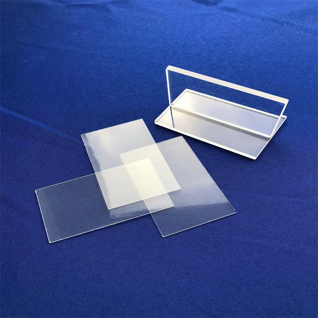 Fused quartz / silica transparent sheet glass plate