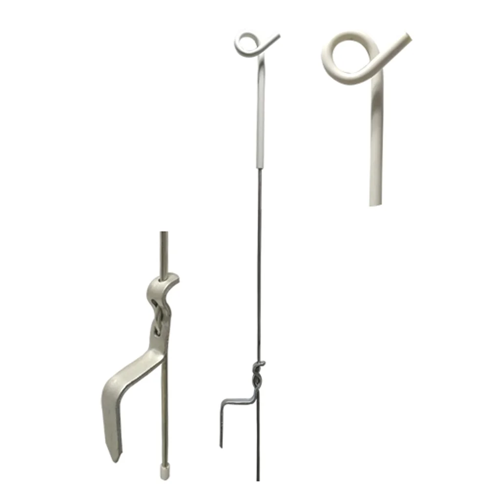 Spring Steel  Rod Electric Fence Post Insulated Pigtail Fence Post