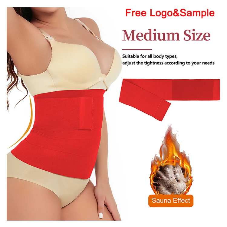 Invisible One Size Women Fat Tummy Trimmer Control High Compression Waist Wrap Band Slimming Belt Waist Trainer