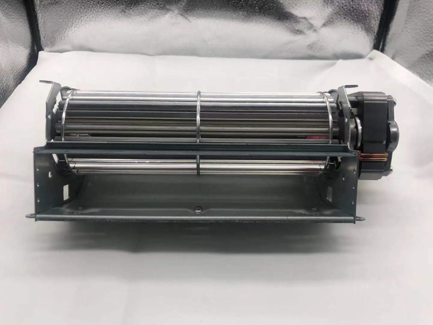 
High Quality 12V DC cross flow fan 100mm tangential fan metal impeller 
