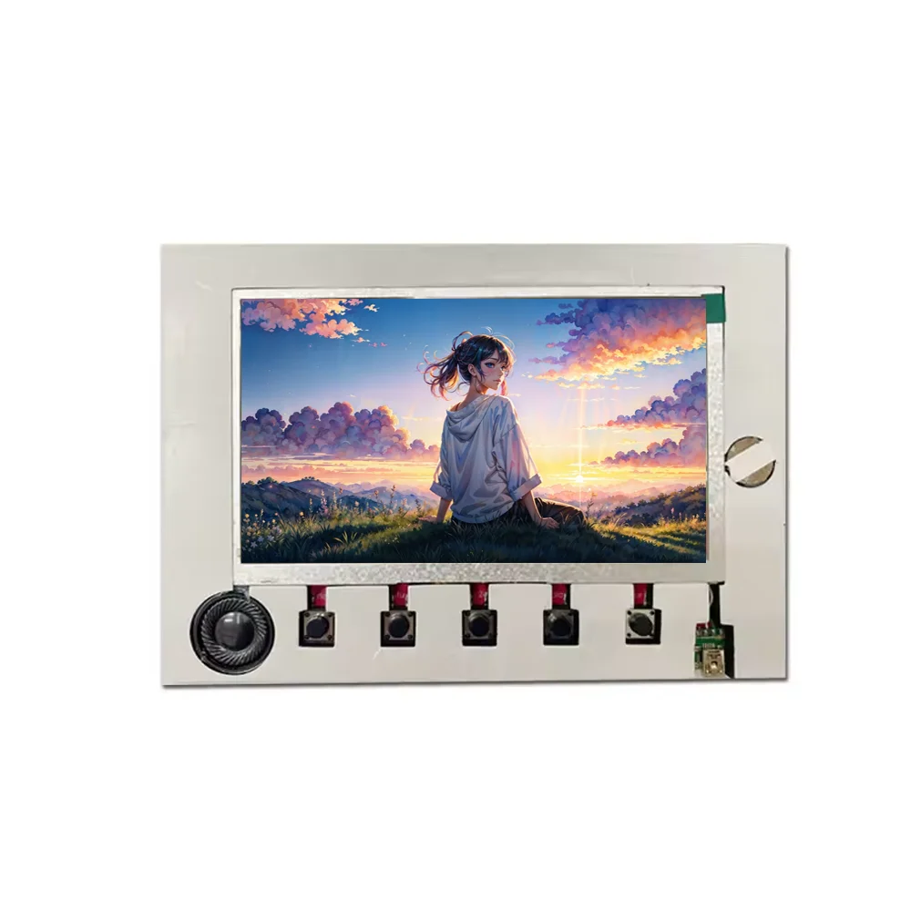 New design 7 inch display module lcd screen digital video brochure card components for advertising promotion