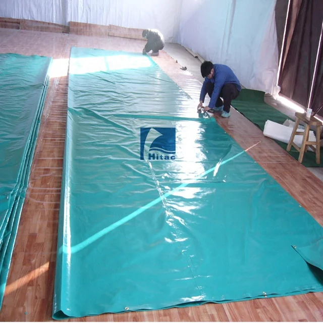 Korea 600gsm polyester pvc vinyl coated fabric tarpaulin tarps cover