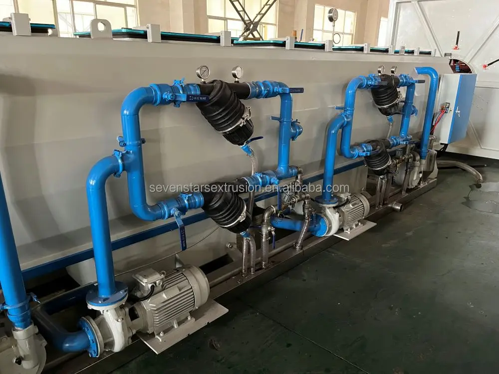 Sevenstars 20-110 Mm Pvc Pipe Extrusion Line High Output Water Supply/drainpipe Pipe Making Machines Threading Pipe Machine