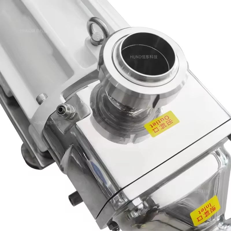 Factory Direct Sale High Viscosity Paste Sanitary Stainless Steel Transfer Pump Thick Syrup Twin Screw Pump