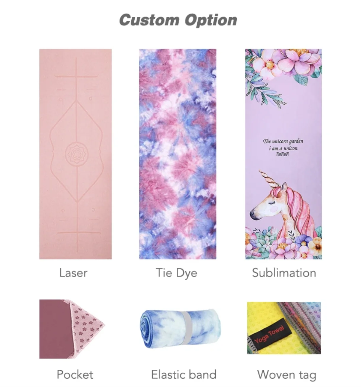 Non slip eco-friendly microfiber hot yoga mat towel custom printed travel gym yoga towel