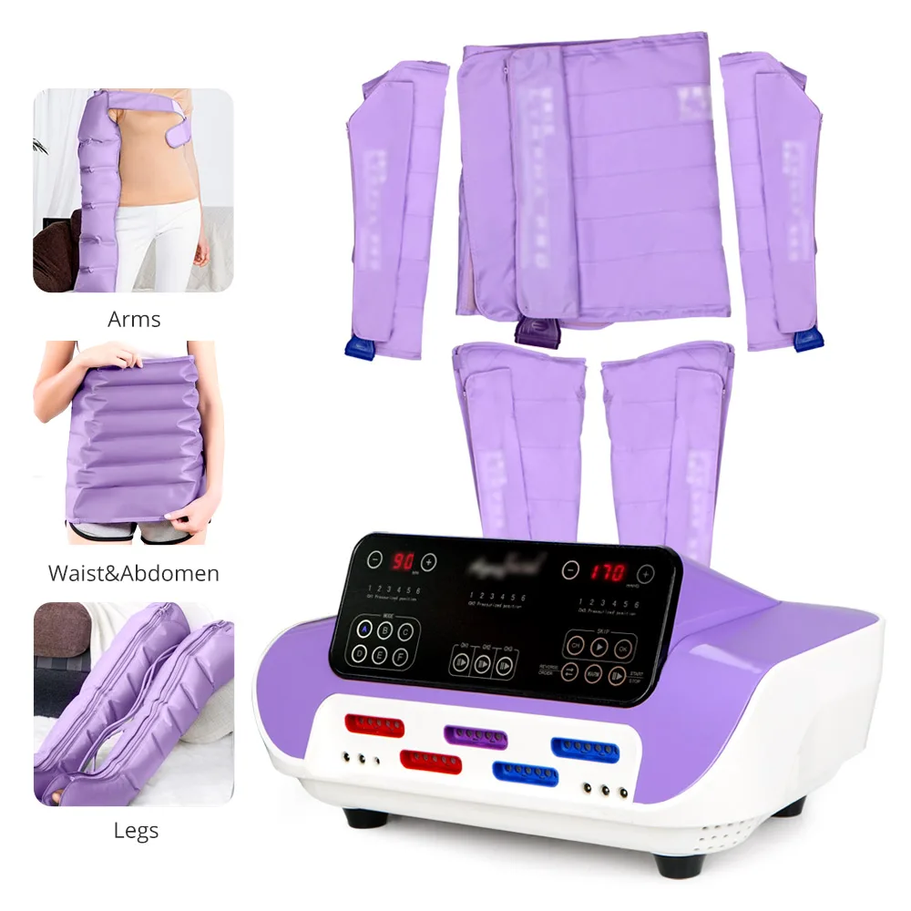 Pressotherapy Air Pressure Suit Body Slimming Weight Loss Sauna Blankets Lymph Drainage Machine
