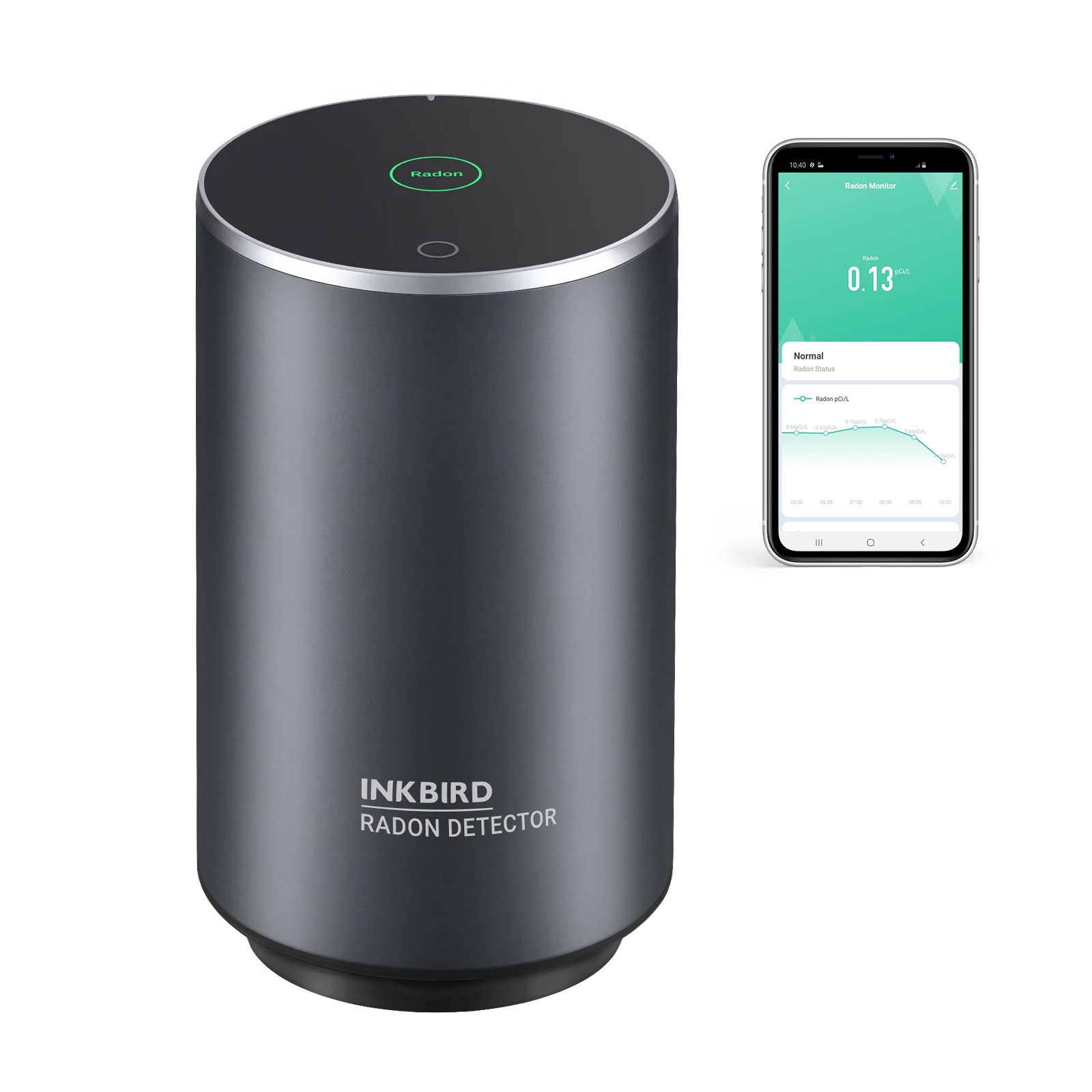 Tuya WiFi радон детектор бытовой монитор качества воздуха газовые детекторы умный радон монитор