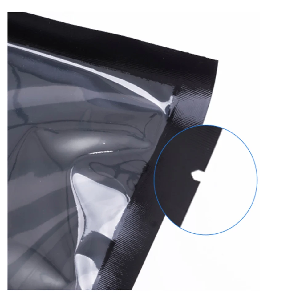 Good Quality Black Transparent Food Grade Vacuum Aluminum Foil Seal Packing Plastic Bag