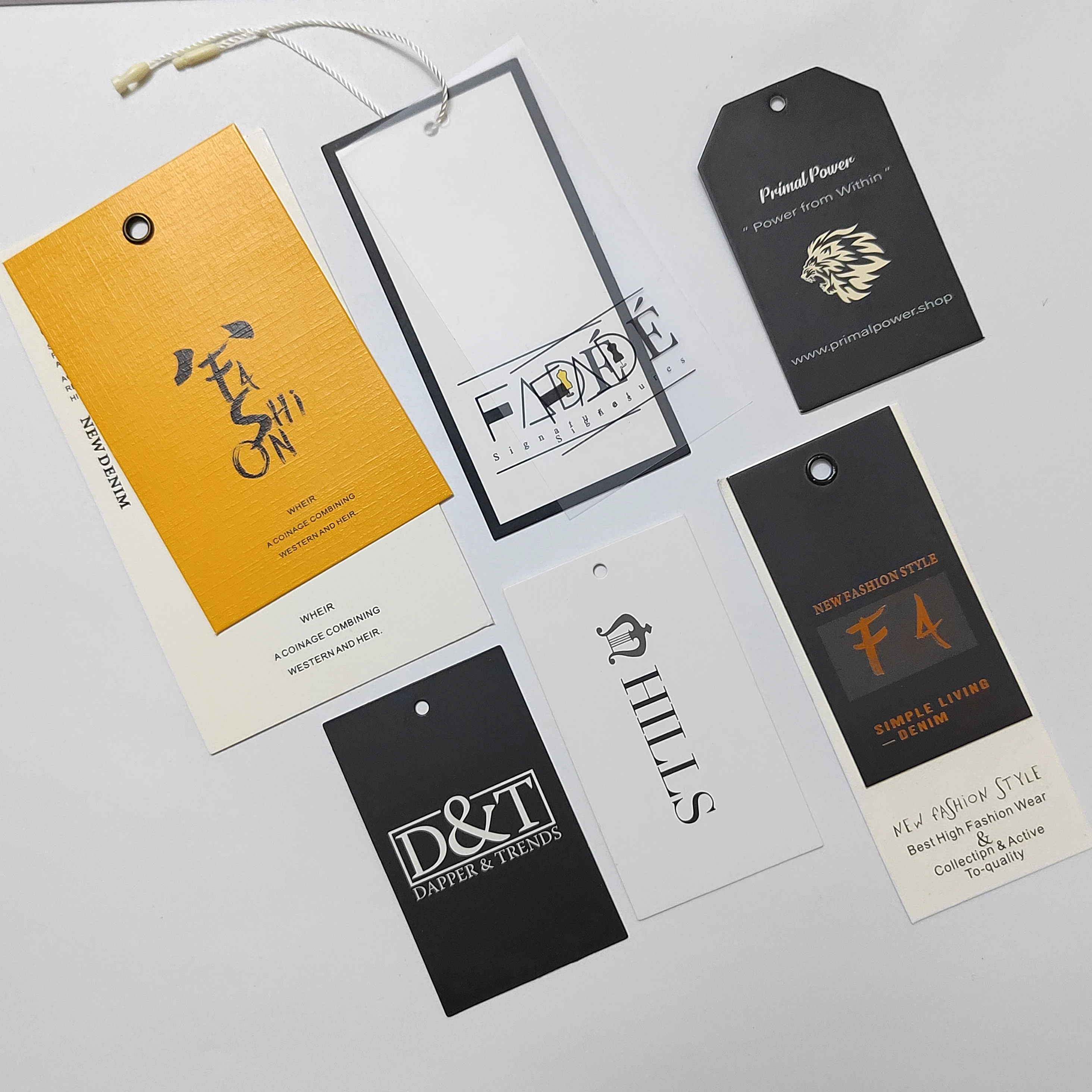 Шнур с тиснением под заказ Золотая фольга печать подвесная бирка квадратные восковые Пластиковые Хлопковые шнуры замком для одежды