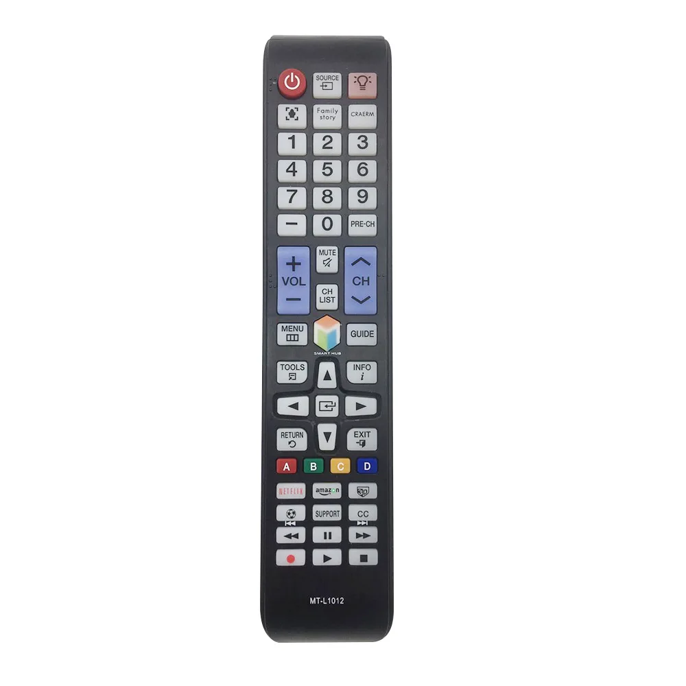Black ABS Replacement MT-L1012 for Samsung Smart TV Remote Control