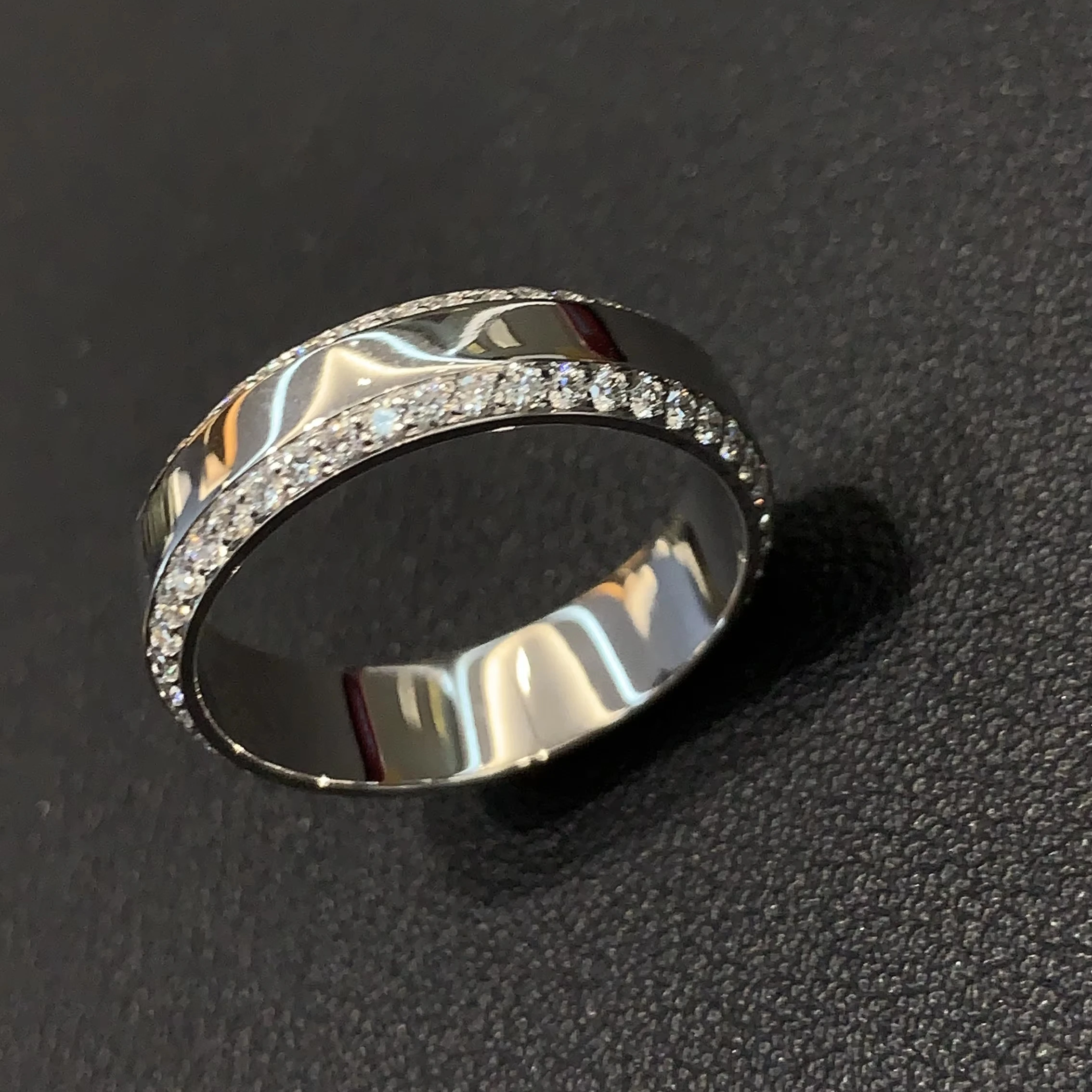 High-end jewelry 375K 585K 750K PT950 9K 10K 14K 18K gold lab-grown diamond ring/couple ring