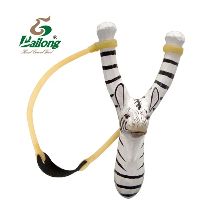 Direct factory CE standard zoo animal hand carved wooden sling shot