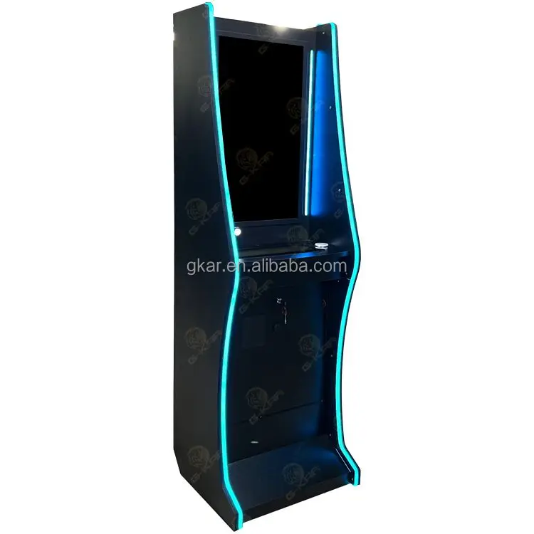 Stand Up New York Convenience Store 32 Inch Vertical Screen Wooden Cabinet Skill Game Machine Game 8 In 1 2 Buttons  USB Charge