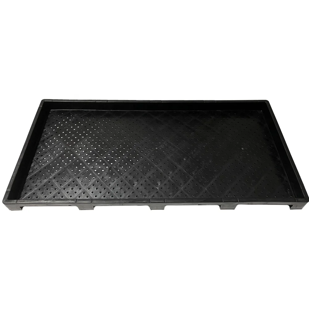Cheap Price 600x300 PP Injection Strong Flat Plastic Seeding Tray For Rice Nursery