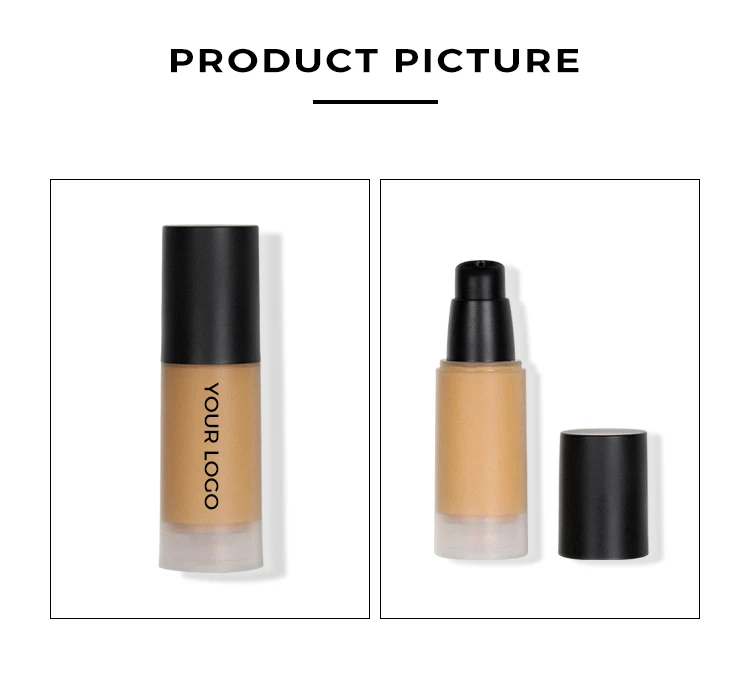 Full Coverage Foundation Stick Manufacturers Custom Makeup Liquid Private Label Foundation for Dark Skin