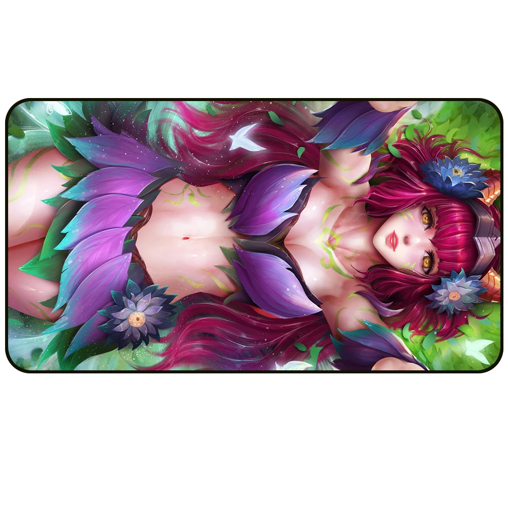 Factory sexy cartoon girl large gamer rubber anime custom sublimation  gaming mouse pad